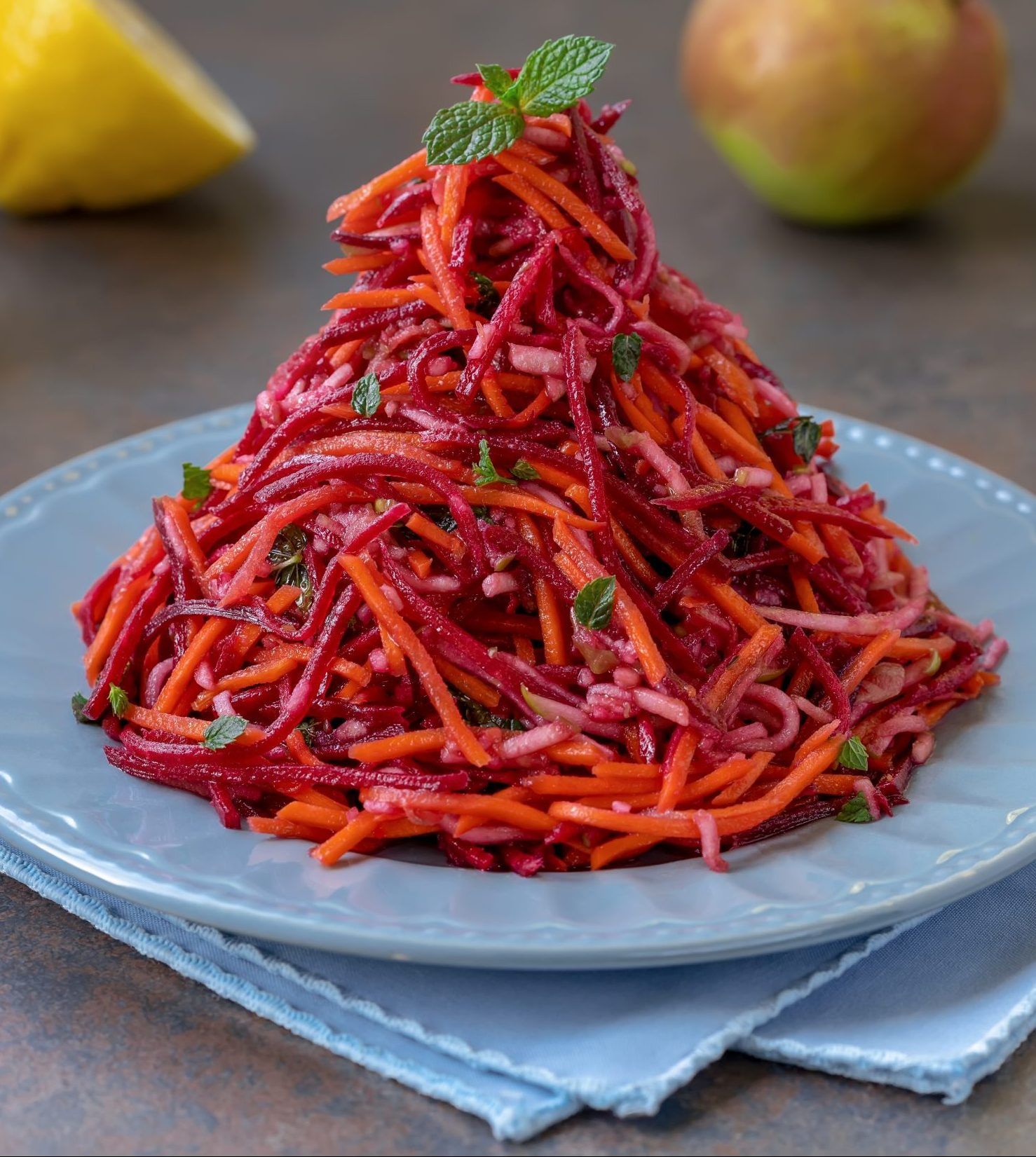 Lime & Peanut Carrot & Beet Noodle Salad